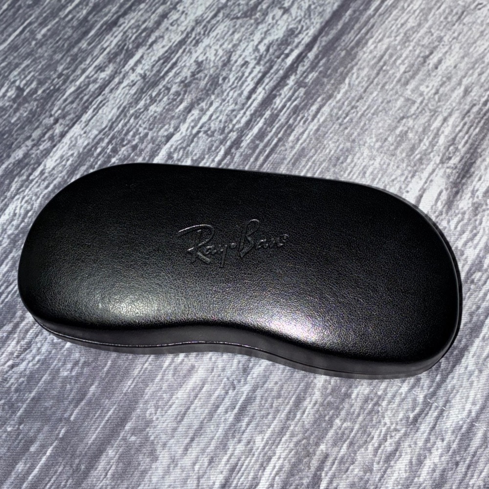 Ray-Ban Case Black Hard Side Aviator Clamshell Eyeglass Sunglass 6.5" CASE ONLY‎